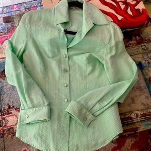 Mint Green Escada Blouse